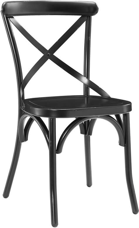 Kitchen & dining room furniture. Distressed Antique Black Metal Dining Chair Set of 2 from ...