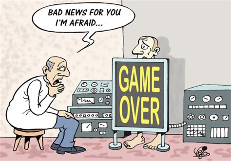 Bad News By Vejo Philosophy Cartoon Toonpool