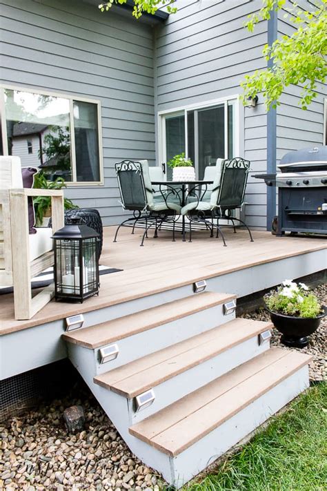 Whether for a backyard barbecue or your depends what day it is. Updating the Backyard Deck - Inspiration For Moms