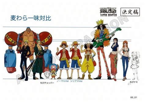One Piece Two Year Skip Straw Hat Heights Colored Settei Franky