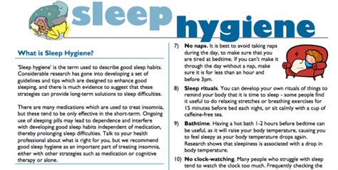 Trinity | Sleep Hygiene