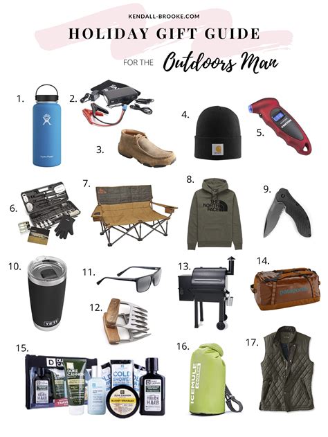 Gift Guide for the Outdoors Men - Kendall Brooke