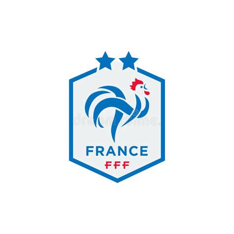 Official Logo Of France Football Federation Vector Illustration Stock