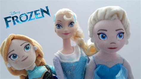 Disney Frozen Anna And Elsa Dolls Toy Review Youtube