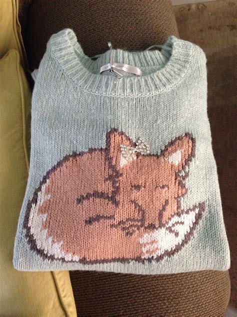 Fox Sweater Sweaters Cute Sweaters Fox Sweater