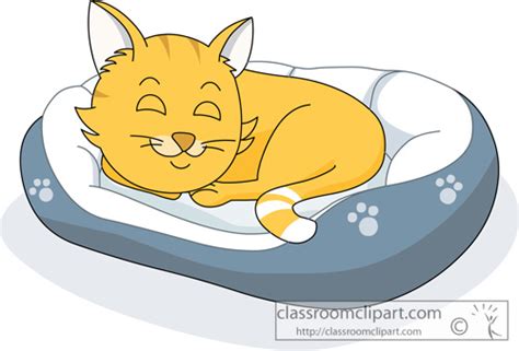 Cat Clipart Clipart Sleepingincatbed Classroom Clipart