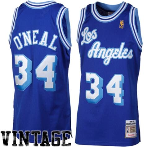 Mitchell And Ness Shaquille Oneal Los Angeles Lakers 1996 1997 Hardwood
