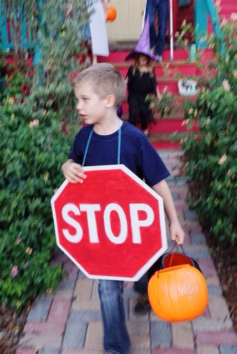 How To Make A Stop Sign Halloween Costume Sengers Blog