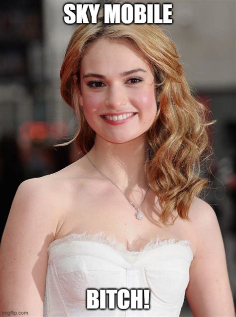 Image Tagged In Lily James Imgflip