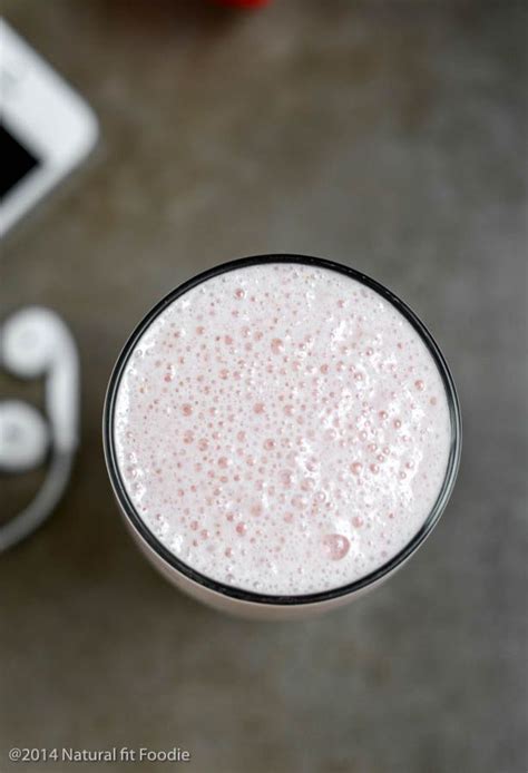 An easy customisable recipe for a delicious creamy post workout shake