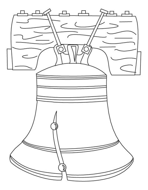 American Icon The Liberty Bell Coloring Pages Liberty Bell