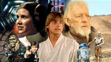 Star Wars Harrison Ford Película R2 D2 Chewbacca Obi Wan Kenobi C