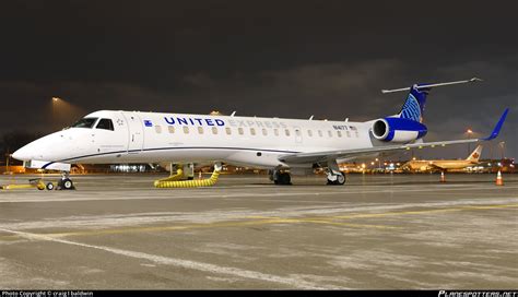 N14177 United Express Embraer Erj 145xr Photo By Craig L Baldwin Id