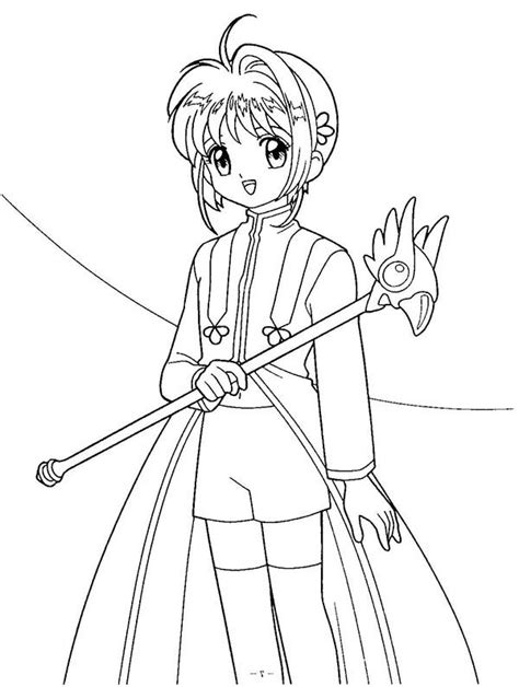 Effortfulg Cardcaptor Sakura Coloring Pages