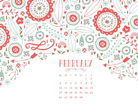 🔥 Free Download February Desktop Calendar Favs 1024x768 For Your