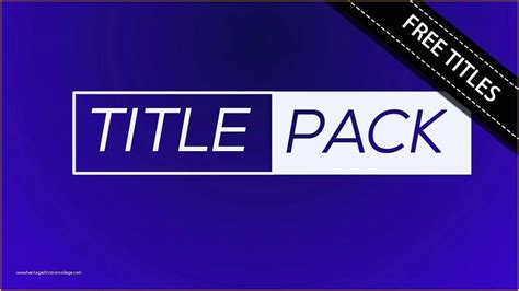 Check out the mixkit license for more information. 61 Adobe Premiere Title Templates Free ...