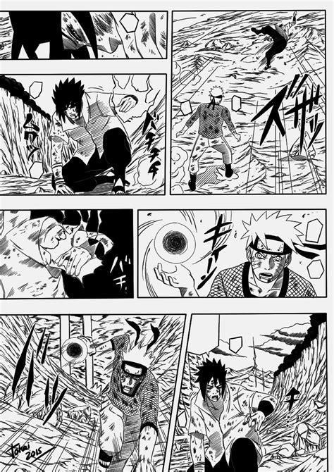 Naruto Vs Sasuke Manga Panel By Tokai2000 On Deviantart