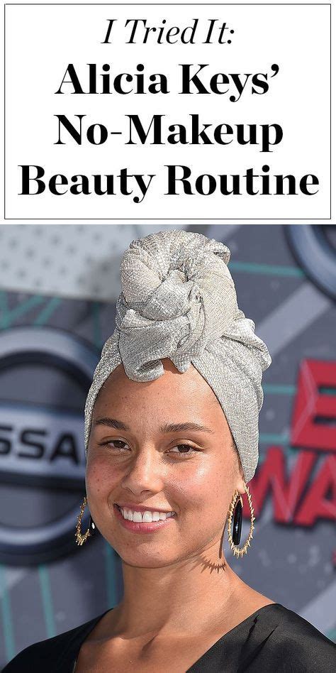 Love Alicia Keys No Makeup Look Click Ahead To Find Out Her Skincare