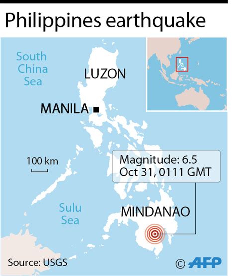 3rd strong earthquake this month jolts southern philippines arab news