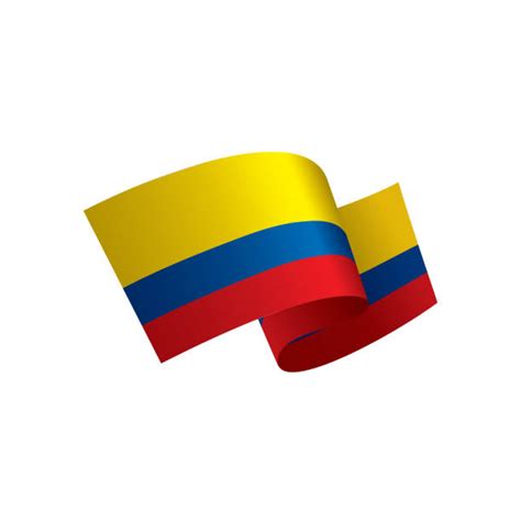 Vectores De Icono Bandera De Colombia Ilustración Vectorial Y