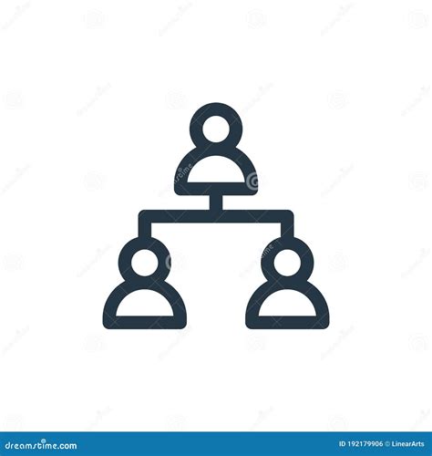 Hierarchy Icon Vector From Business Administration Concept Thin Line