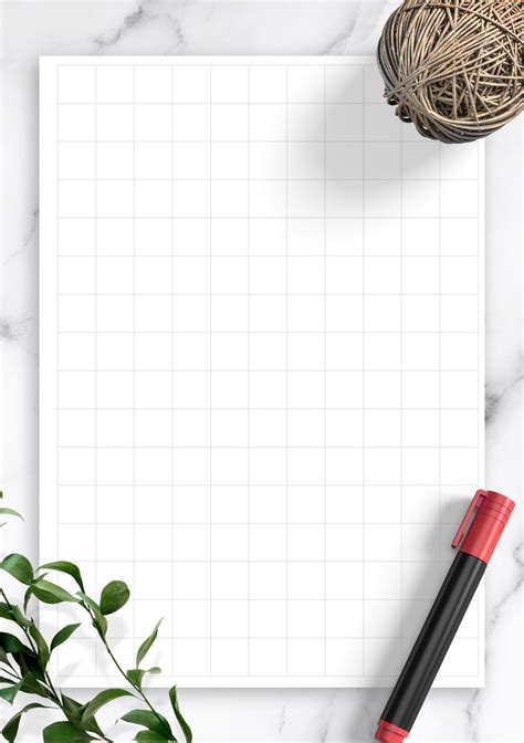 Download Printable Half Inch Graph Paper Pdf