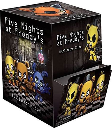 Five Nights At Freddys Fnaf Officially Licensed 3 Figure Hangers Toy Blind Pack Box Of 24