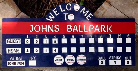Free Personalization Antiqued Large 32 Scoreboard For The Sports Lover