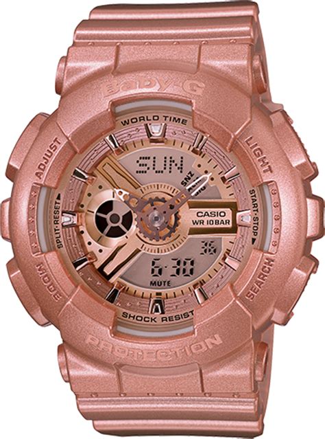 Water resistant, shock resistant, world time, led light, stopwatch. BA111-4A - Baby-G Pink - Womens Watches | Casio - Baby-G