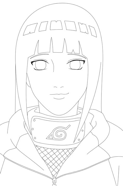 Hinata Lineart Commission By Romigd13 On Deviantart