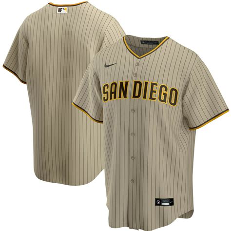 San Diego Padres Nike Alternate 2020 Replica Team Jersey Sandbrown