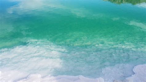 Beautiful Nature Landscape View Of Emerald Salt Lake In Qinghai China