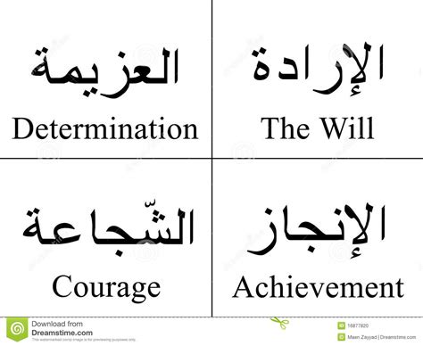 Arabic Words Stock Photo - Image: 16877820