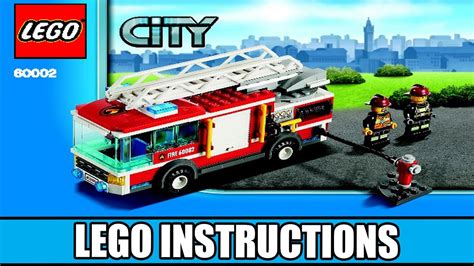 Lego Instructions City 60002 Fire Truck Youtube