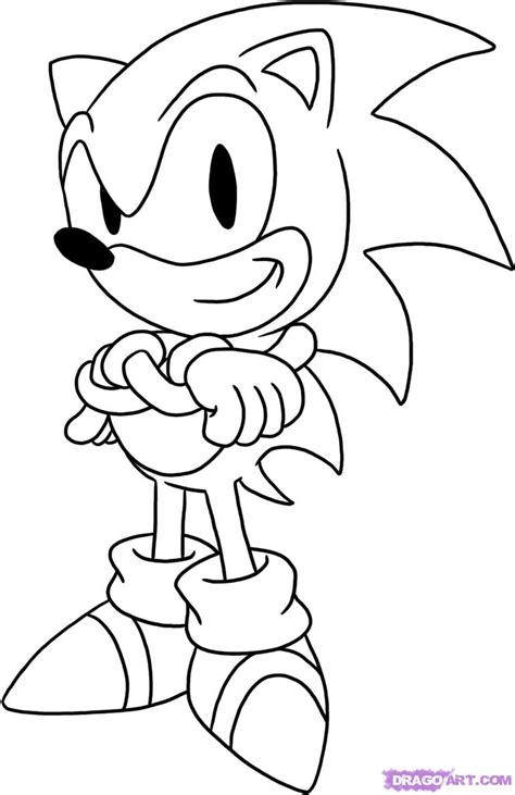 How To Draw Sonic The Hedgehog Step By Characters Pop Free Image Neo