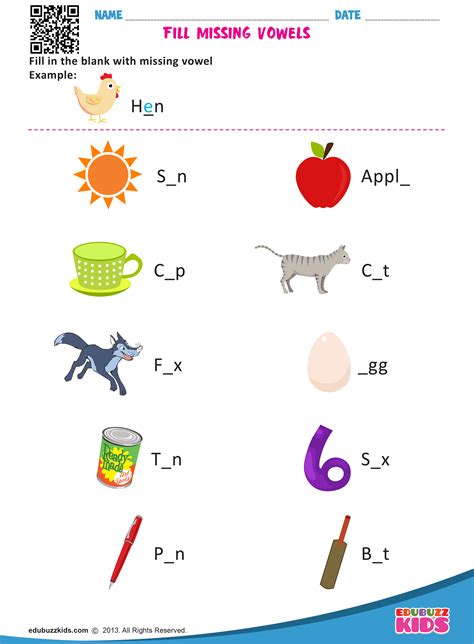 Kindergarten Missing Vowels Worksheets With Printable Kids Will Be