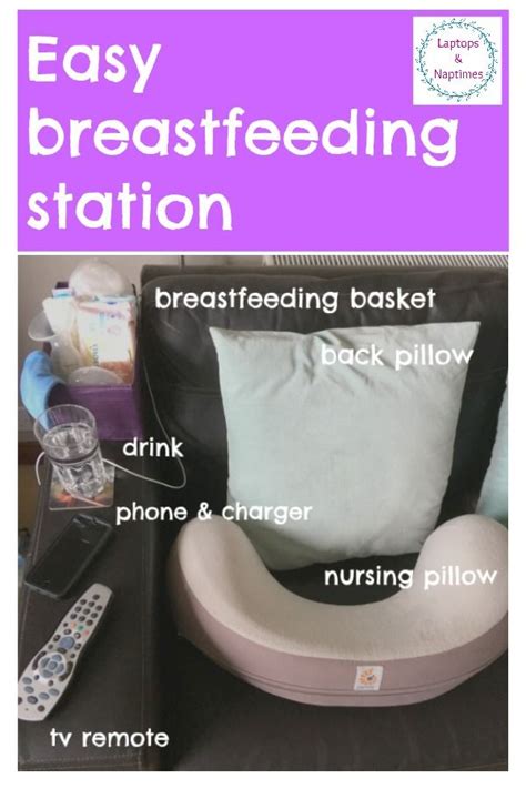 Quick And Easy Breastfeeding Station Set Up Plan Breastfeeding Basket