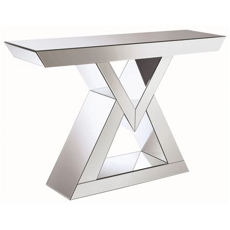 Coaster Accent Tables 930009 Contemporary Console Table With Triangle
