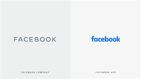 Facebook Unveils New Logo To Distinguish Company From Its Products And