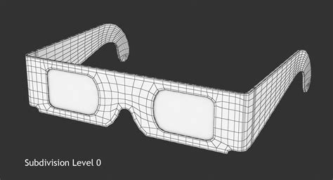 3d model 3d glasses vr ar low poly cgtrader