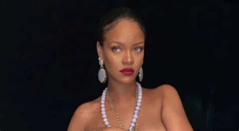rihanna goes topless in new picture on this special request entertainment news