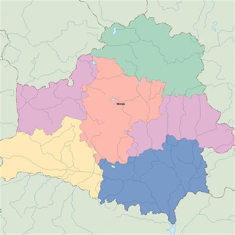 Belarus Vector Map Download Vector Maps For Adobe Illustrator