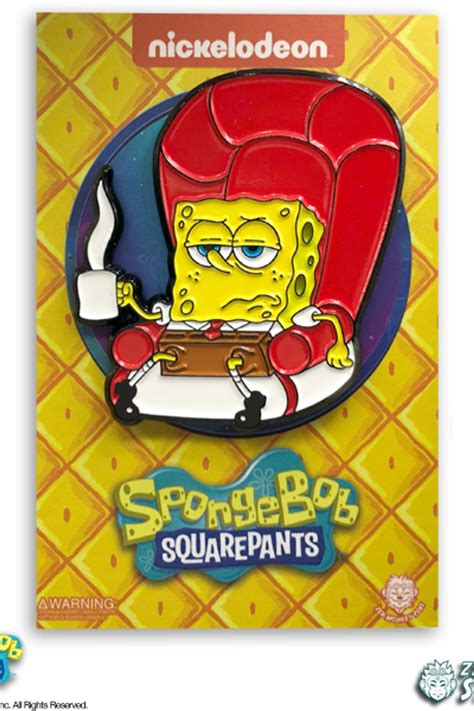 Coffee Break Spongebob Spongebob Squarepants Pin Shopperboard