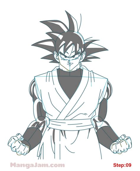 Check spelling or type a new query. How to Draw Goku Black from Dragon Ball - Mangajam.com