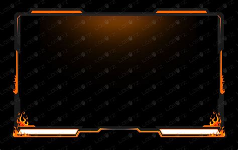 Premium Fire Twitch Overlay Stream Package Flaming Fire Twitch Overlay