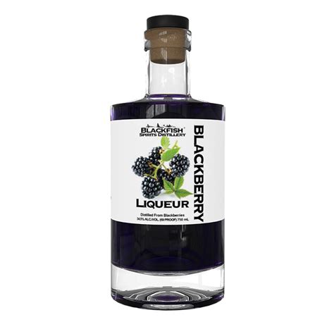 Blackberry Liqueur 750ml Blackfish Spirits Distillery