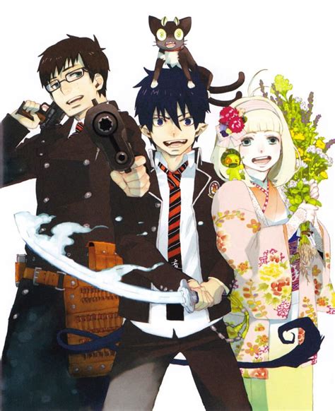 Rin Shiemi Kuro And Yukio Anime Mangas Blue Exorcist Exorciste Bleu