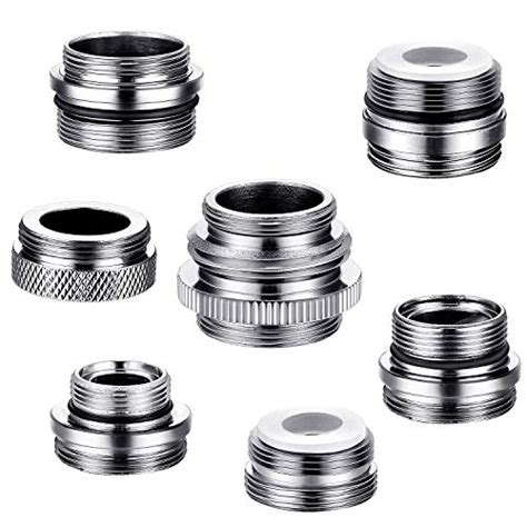 Thick, like granite or quartz. 7 Pieces Faucet Adapter Kit, Kitchen Sink Brass Aerator ...