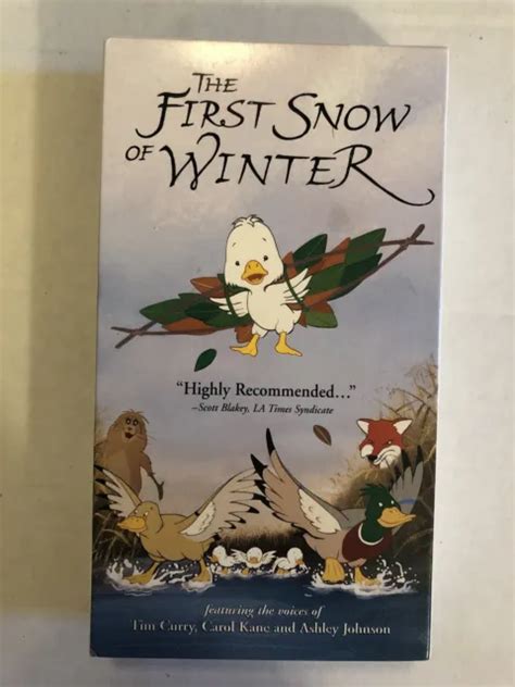 The First Snow Of Winter Vintage Vhs Animated Adventure Movie £1142