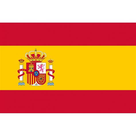 Drapeau espagne, de table, pour bateau/voiture, sur hampe, pavillon, fanion, guirlande, écusson, pin's. Drapeau Autocollant Espagne 5 cm